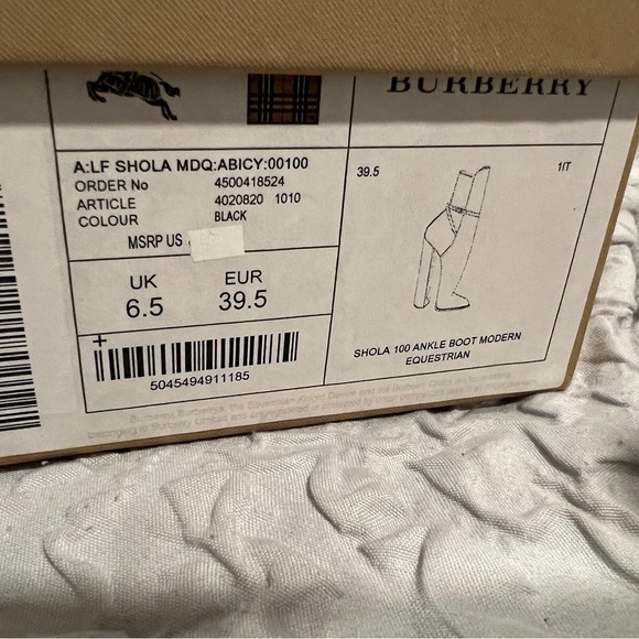 Woman’s Burberry Booties - Picture 2 of 7